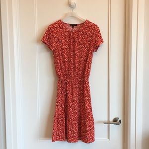 Banana Republic Factory Fit and Flare Floral Dress
